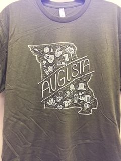 Augusta Tee Shirt – Olive Green